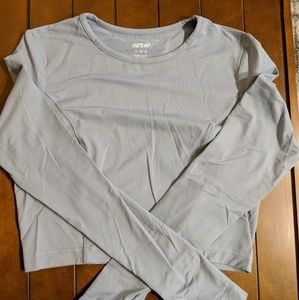 Aerie Move Gray Crop Top, M